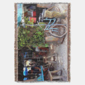 Blaues Fahrrad Decke (Vorderseite Vertikal)