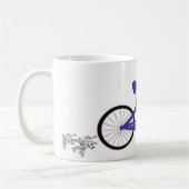 Blaues Fahrrad Kaffeetasse (Links)