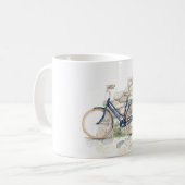 Blaues Fahrrad Kaffeetasse (Vorderseite Links)