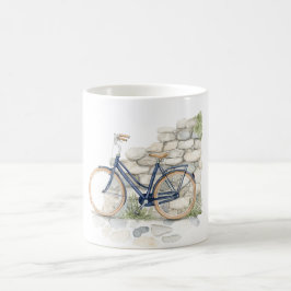 Blaues Fahrrad Kaffeetasse