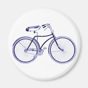 Blaues Fahrrad Magnet