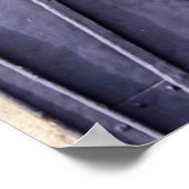 Blaues Fahrrad Poster (Ecke)