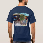 Blaues Fahrrad T-Shirt (Rückseite)