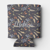 Blaues Fall-Waldland-Naturmuster Dosenkühler (Rückseite)