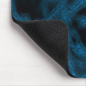 Blaues Fantasiemuster Mousepad (Ecke)