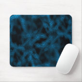 Blaues Fantasiemuster Mousepad (Mit Mouse)