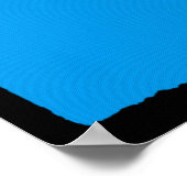Blaues Fantasy-Poster Poster (Ecke)