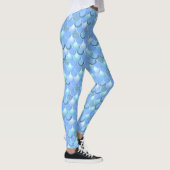 Blaues Farbspektrum von Meerjungfrau Leggings (Rechts)