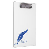 blaues Federklammer Klemmbrett (Rechts)