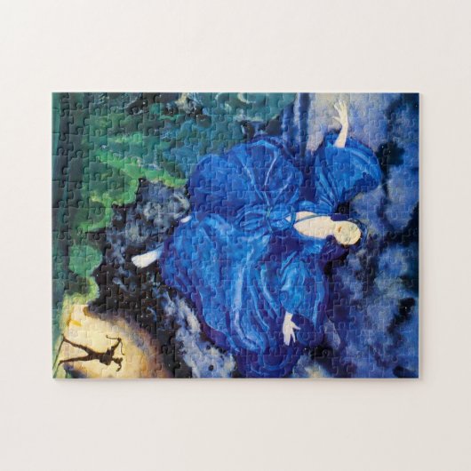 Blaues feenhaftes Puzzlespiel Puzzle (Horizontal)