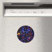 Blaues Feiertags-Glühen Magnet (In Situ (Geschirrspüler))