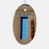 Blaues Fenster von Taos Keramik Ornament (Rechts)