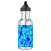 Blaues Feuer Edelstahlflasche (Rechts)