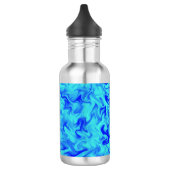 Blaues Feuer Edelstahlflasche (Links)