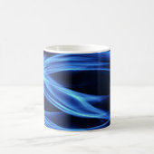Blaues Feuer Kaffeetasse (Mittel)