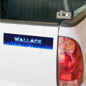 Blaues Feuer Wallaces und Autoaufkleber (Auf Lkw)