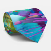 Blaues Feuerwerk Krawatte (Gerollt)