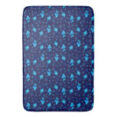 Blaues Fisch Badematte (Vorderseite Vertikal)