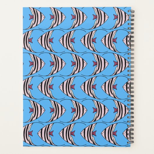 Blaues Fisch Planer (Rückseite)