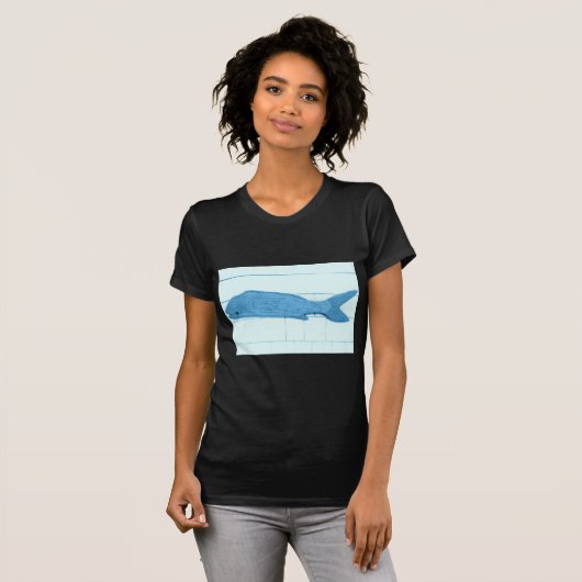 Blaues Fisch T-Shirt (Vorne ganz)
