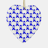 Blaues Flachmuster Keramikornament (Rechts)