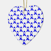 Blaues Flachmuster Keramikornament (Links)