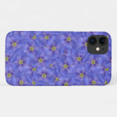 Blaues Flachs Nahtloses Muster Case-Mate iPhone Hülle (Rückseite (Horizontal))