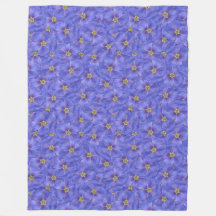 Blaues Flachs Nahtloses Muster