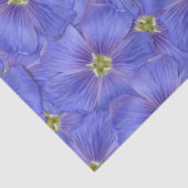 Blaues Flachs Nahtloses Muster Seidenpapier (Detail)