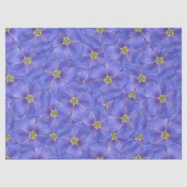 Blaues Flachs Nahtloses Muster Seidenpapier