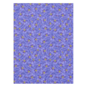 Blaues Flachs Nahtloses Muster Tischdecke