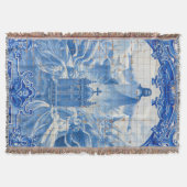 Blaues Fliesenmosaik Jesus, Portugal Decke (Vorderseite)