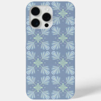 Blaues florales abstraktes Muster