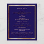 Blaues Foto Rosa Blumenbeerprogramm (Rückseite)