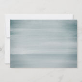 Blaues Foto | Star von David Bar Mitzvah Einladung (Rückseite)