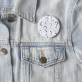 Blaues Fragezeichen nahtloses Muster Button (Beispiel)