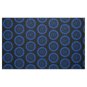 Blaues Fraktal Stoff (Fat Quarter (45,7 x 55,9 cm))