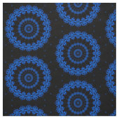 Blaues Fraktal Stoff (Muster)