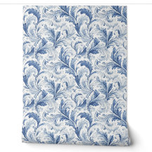 Blaues französisches Land-Toile-Muster