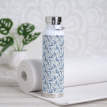 Blaues französisches Land-Toile-Muster