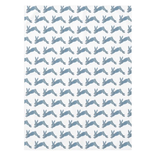 Blaues Französisches Landkaninchen Tischdecke (Vorderseite)