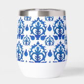 Blaues französisches Toile-Muster (Rückseite)
