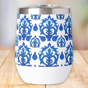 Blaues französisches Toile-Muster