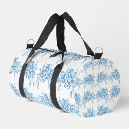 Blaues französisches Toile-Muster Duffle Bag