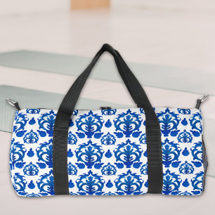 Blaues französisches Toile-Muster Duffle Bag