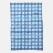 Blaues Fünf-Farben-Gingham-Küchenhandtuch Geschirrtuch (Vertikal)