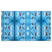 Blaues Gänse in Eiswürfelstoff Stoff (Fat Quarter (45,7 x 55,9 cm))