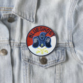 Blaues Geist-Button Button (Beispiel)