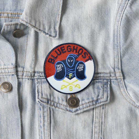 Blaues Geist-Button Button (Beispiel)