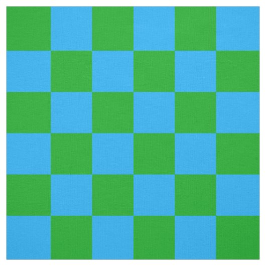 Blaues Gelb-Karo-Muster Stoff (Muster)